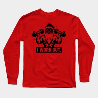 Santa's Workout Long Sleeve T-Shirt